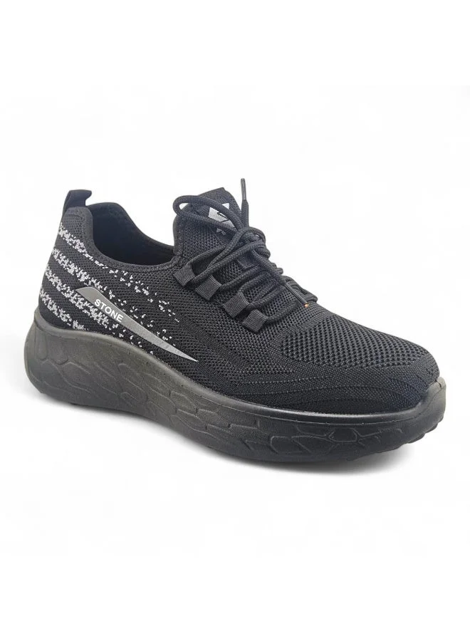 Stone Lightweight Knitted Sneakers