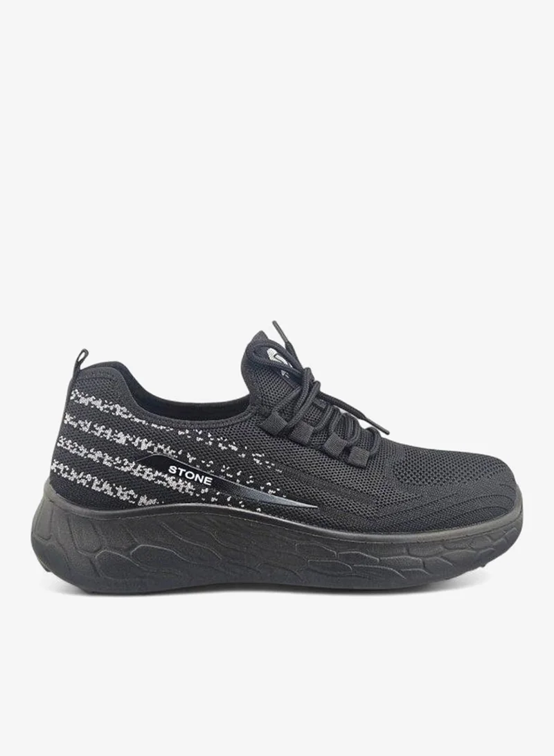 Stone Lightweight Knitted Sneakers