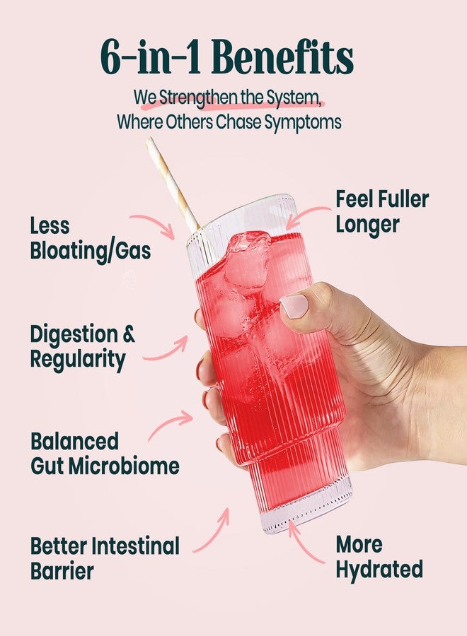 Venture Pal 6-in-1 Daily Fiber Powder Supplement – Premium Acacia Fiber, GLP-1 Friendly, Prebiotic& Probiotics, Collagen Peptides& Electrolytes for Gut & Digestive Support, Sugar Free Fiber Powder for Men & Women - Image 3