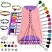 Maynacs Friendship Bracelet Making Kit for Girls Ages 812 Kids Jewelry Making Kit with 28 PreCut Threads and Letter Beads Arts and Crafts for Kids Birthday Easter Gifts for 6 7 8 9 10 11 12 Year Old - Image 3