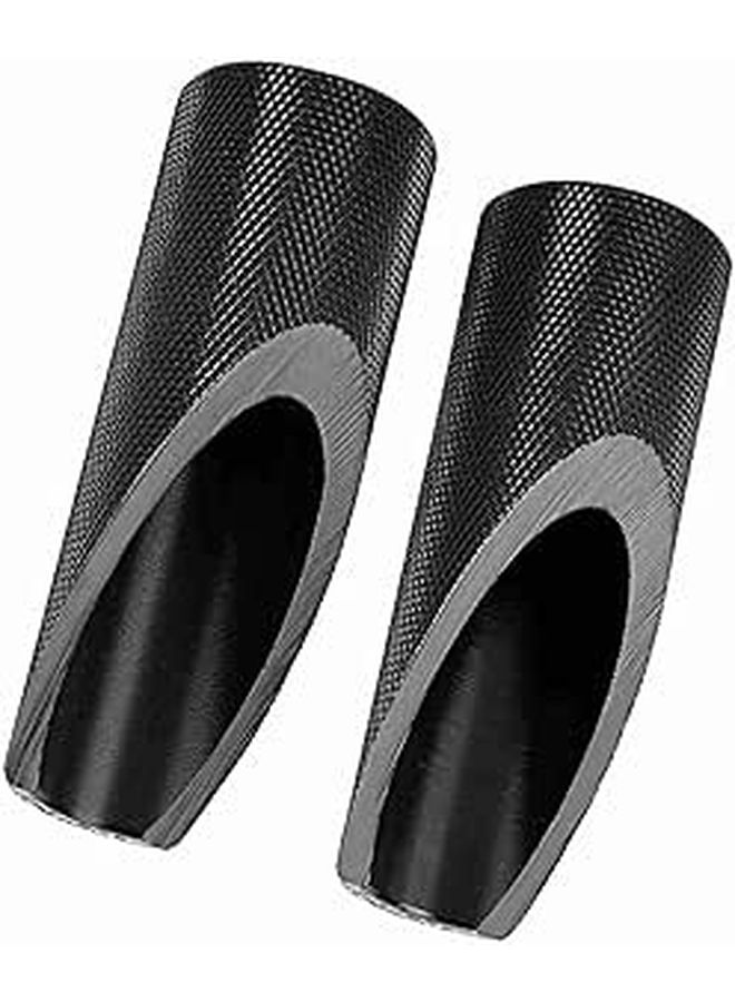 Motorcycle Aluminum Alloy Tapered Foot Pegs Fit For Ruckus Antislip Footboard Rests Accessories 2pcs Black - Image 1