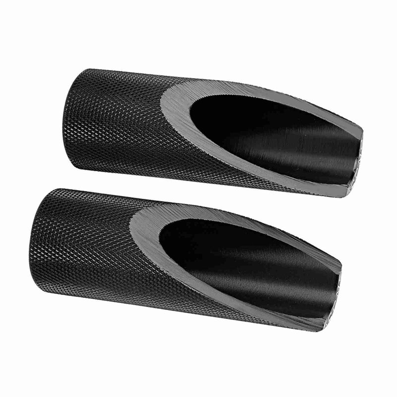 Motorcycle Aluminum Alloy Tapered Foot Pegs Fit For Ruckus Antislip Footboard Rests Accessories 2pcs Black - Image 3