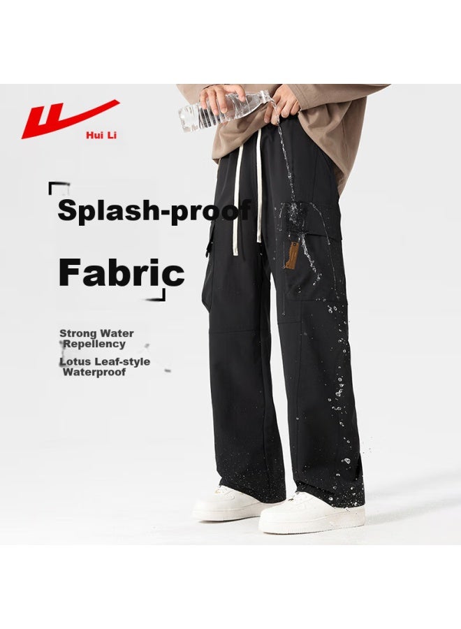 Pull Back Warrior Leisure Pants Men's Water Repellent Pants Men's Spring Outdoor Assault Pants Mountaineering Wear-resistant Work Pants Men Black 2XL - Image 2