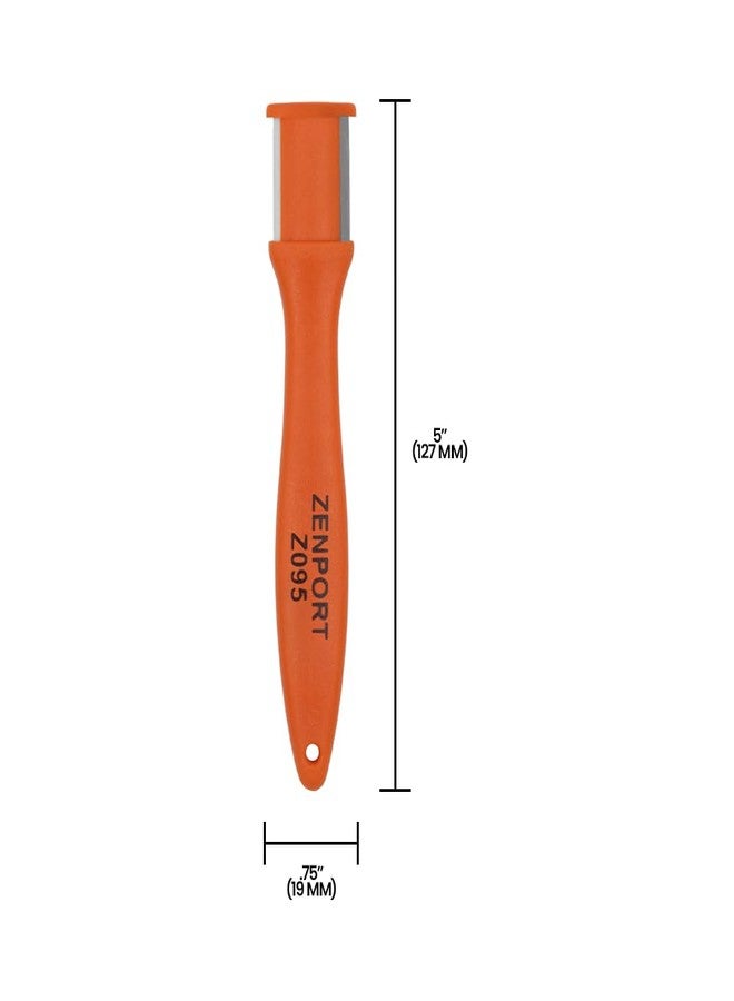 Zenport Z095 Tungsten Carbide Sharpener for Pruners and Knives,Orange - Image 4