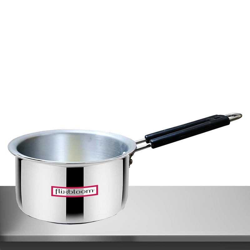 FLIXBLOOM Flixbloom Special Utensil Kitchen Hard Anodised Induction Base Cookware SaucepanTPanTeapanMilk Pan 2 Litre Saucepan  - Image 1