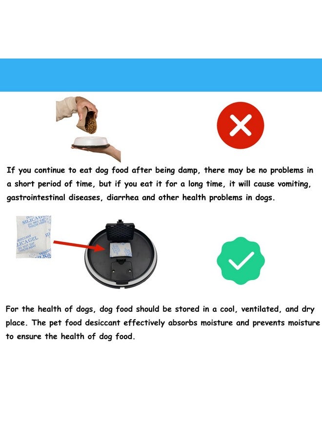 xcivi Pet Food Desiccant Bag Compatible With Petory Automatic Cat & Dog Pet Food Feeders, 12 Packs 5 Gram Desiccant Packets Keep Cat Food & Dog Food Dry And Fresh, 12-Pack - Image 4
