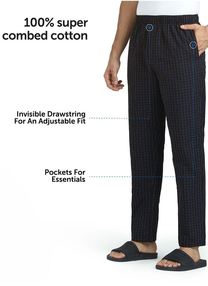 XYXX - Combed Cotton Checks Men Pyjama - Image 1