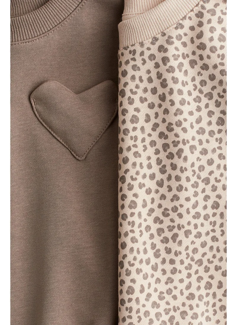 H&M 2-pack puff-sleeved sweatshirts