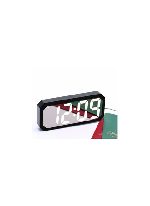 Digital clock alarm  LED control for lighting and temperature Plastic, on the other hand  , multi-colors