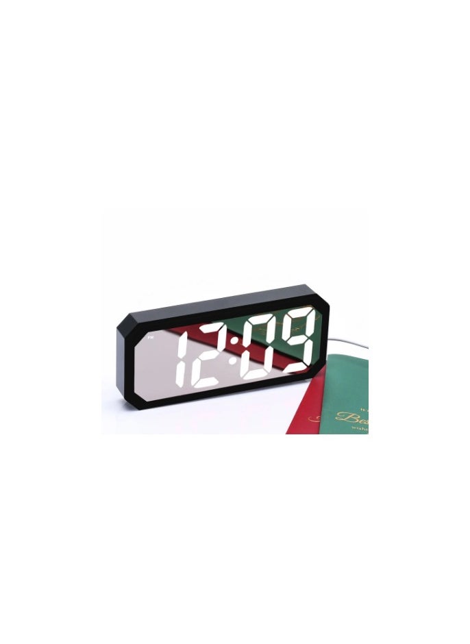 Generic - Digital clock alarm  LED control for lighting and temperature Plastic, on the other hand  , multi-colors - Image 1