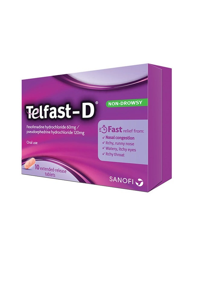 sanofi أقراص تيلفاست د 10 حبة - Image 2
