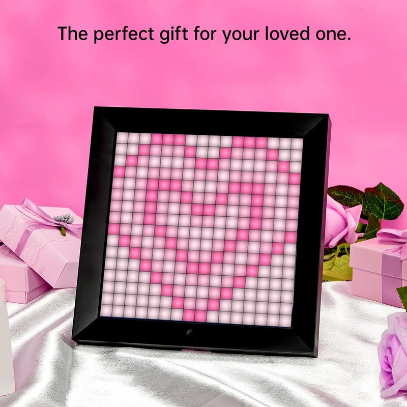 Divoom Pixoo - Pixel Art Digital Picture Frame with 16x16 LED Display APP Control - Cool Animation Frame Wall/Desk Mount for Gaming Room & Bedside Table -Black - Image 5