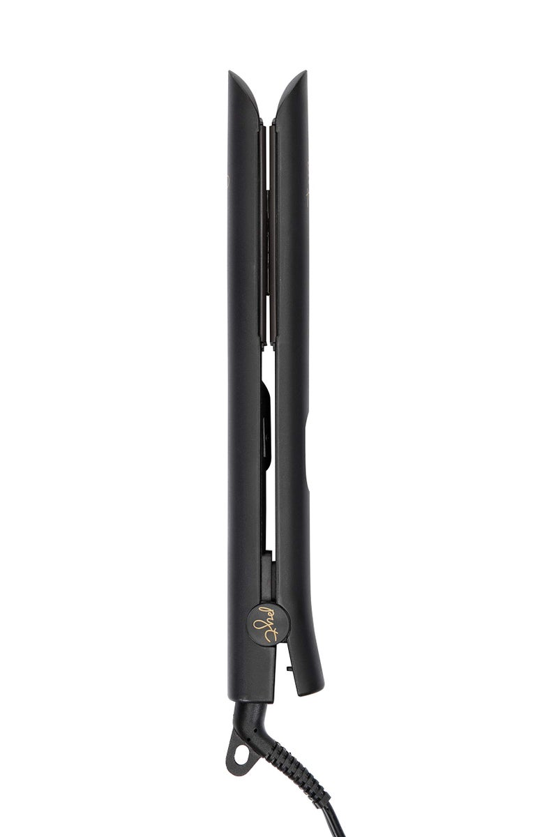 PYT Luxe Digital Hair Straightener 1’’ Ceramic Flat Iron For Professional Styling.30 Minute Auto Shut-off, Dual voltage 110/240, Led Temperature Indicator, for Straighten, Curl or Wave. (BLACK) - Image 4