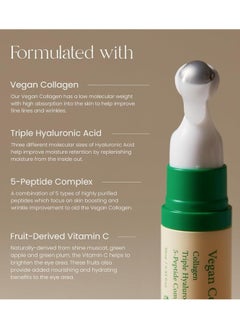 AXIS-Y Vegan Collagen Eye Serum 10ml – Hydrating, Anti-Aging Formula for Puffiness, Dark Circles, and Fine Lines – Plant-Based Collagen, Suitable for All Skin Types  - Image 2