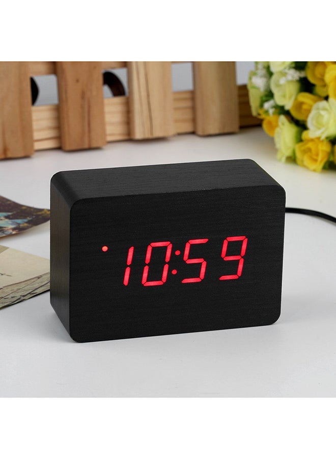 OUTAD Digital LED Alarm Clock Grey - Image 2