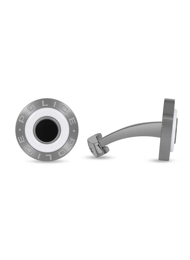 بوليس Revolve Round Stainless Steel Cufflinks for Men