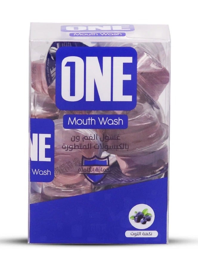 وان غسول الفم بالكبسولات المتطورة بنكهة التوت - Image 1