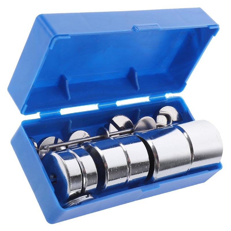 Metal Slotted Weights Set with Hanger for Physics Lab Experiments Secondary Education - Image 2