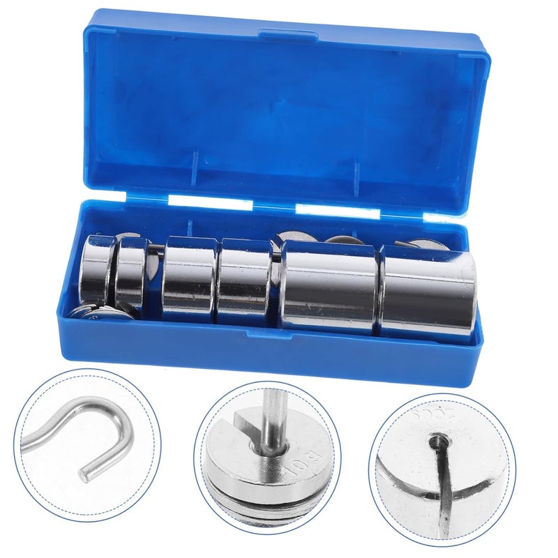 Metal Slotted Weights Set with Hanger for Physics Lab Experiments Secondary Education - Image 4