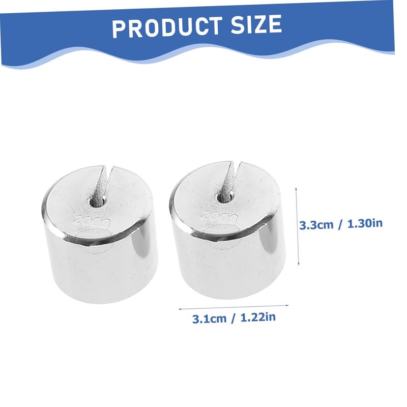Metal Slotted Weights Set with Hanger for Physics Lab Experiments Secondary Education - Image 3