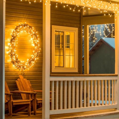 DECOVAA 40 Meter LED String Lights | Waterproof Fairy Lights for Diwali, Home, Balcony, Garden, Indoor & Outdoor Lights for Diwali, Christmas, Wedding & Party Décor (Warm White) - Image 3