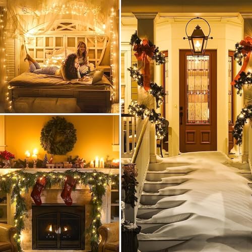 DECOVAA 40 Meter LED String Lights | Waterproof Fairy Lights for Diwali, Home, Balcony, Garden, Indoor & Outdoor Lights for Diwali, Christmas, Wedding & Party Décor (Warm White) - Image 5