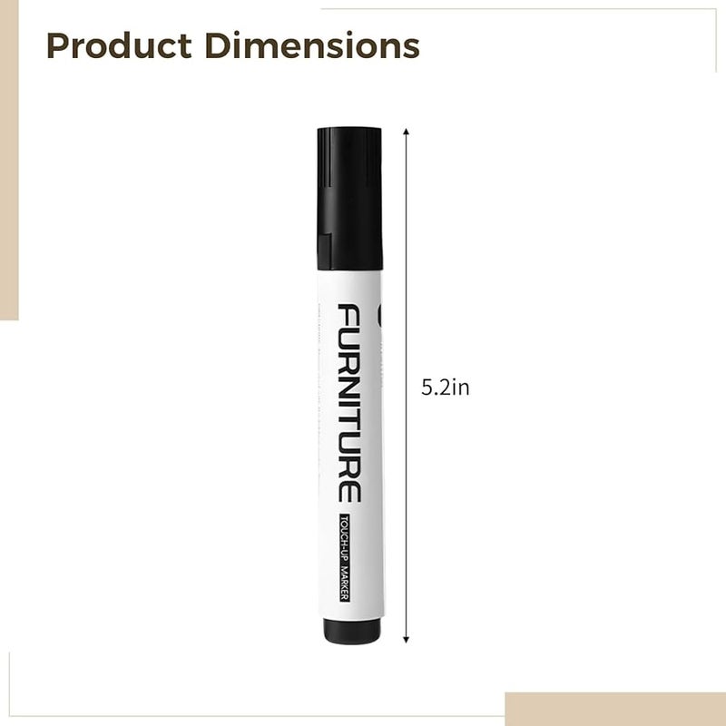 Black White Gray Precision Furniture Repair Markers With Wood Filler Pens - Image 3