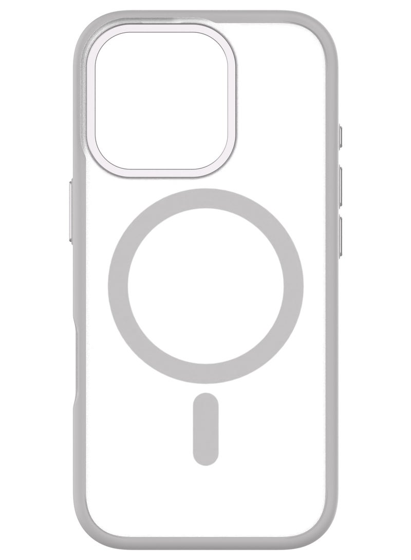 QDOS Hybrid Soft Snap Case for iPhone 16 Pro Max – Natural Titanium, MagSafe-Compatible, Ultra-Thin Dual-Material Design with Military-Grade 3 Meter Drop Protection - Image 2