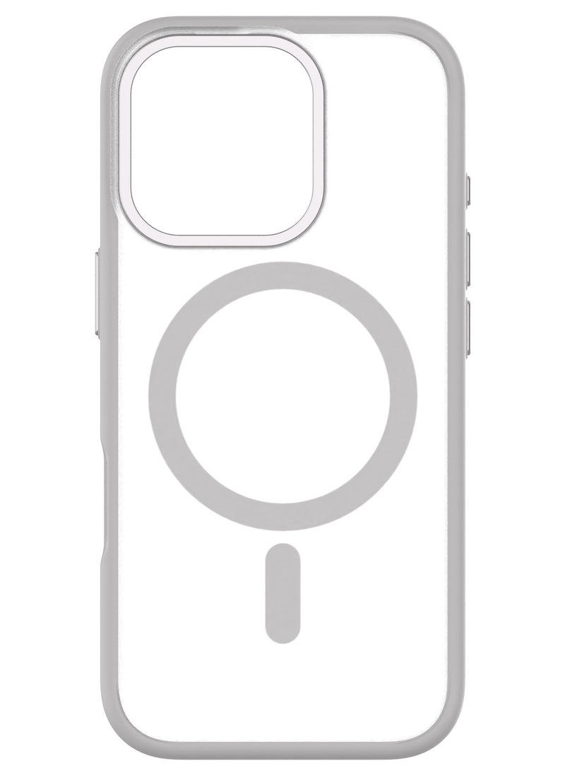 HYBRID SOFT + SNAP Case For iPhone Magsafe Compatible, Ultra-Thin Dual Material Case With Military-Grade 3M Drop Protection (Natural Titanium, iPhone 16 Pro Max)