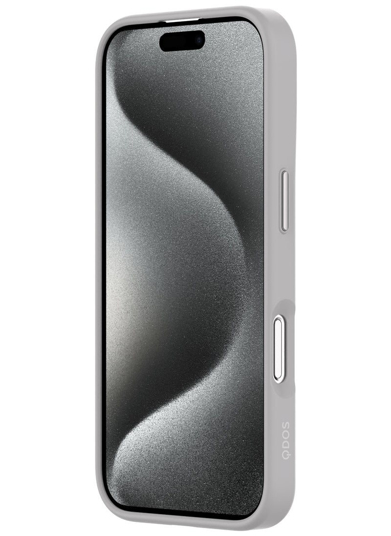 HYBRID SOFT + SNAP Case For iPhone Magsafe Compatible, Ultra-Thin Dual Material Case With Military-Grade 3M Drop Protection (Natural Titanium, iPhone 16 Pro Max)