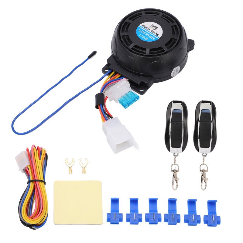 Motorcycle Anti Theft Alarm 160M Remote Control Distance - Rolling Dynamic Learning Coding Motorcycle Alarm System for Motorcycle Security & Anti Theft Protection - Image 1