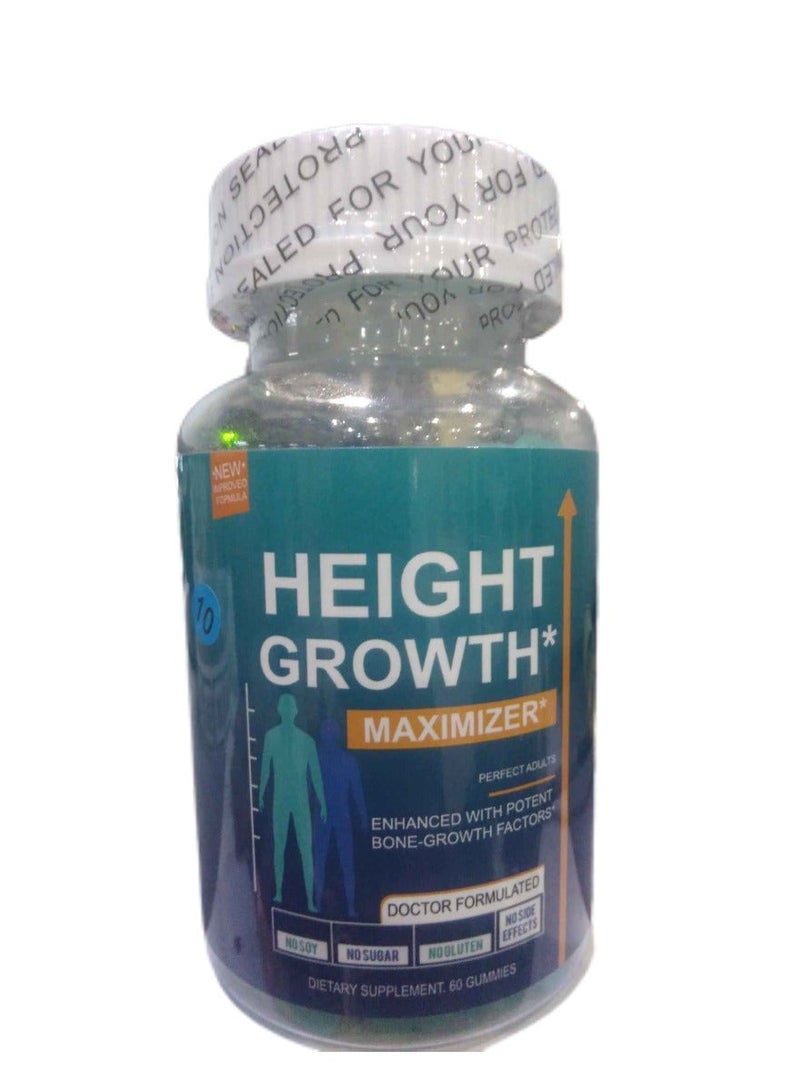 بيودي جيلي ارتفاع للنمو الأطول، معزّز نمو الطول مع الكالسيوم لتعزيز قوة العظام، مكمل طبيعي لزيادة نمو العظام خالٍ من هرمون النمو. - Image 1