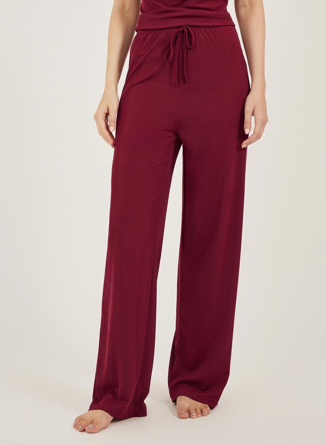 Styli Butterfly Back Detail Cowl Neck Cami and Pyjama Set  - Image 5