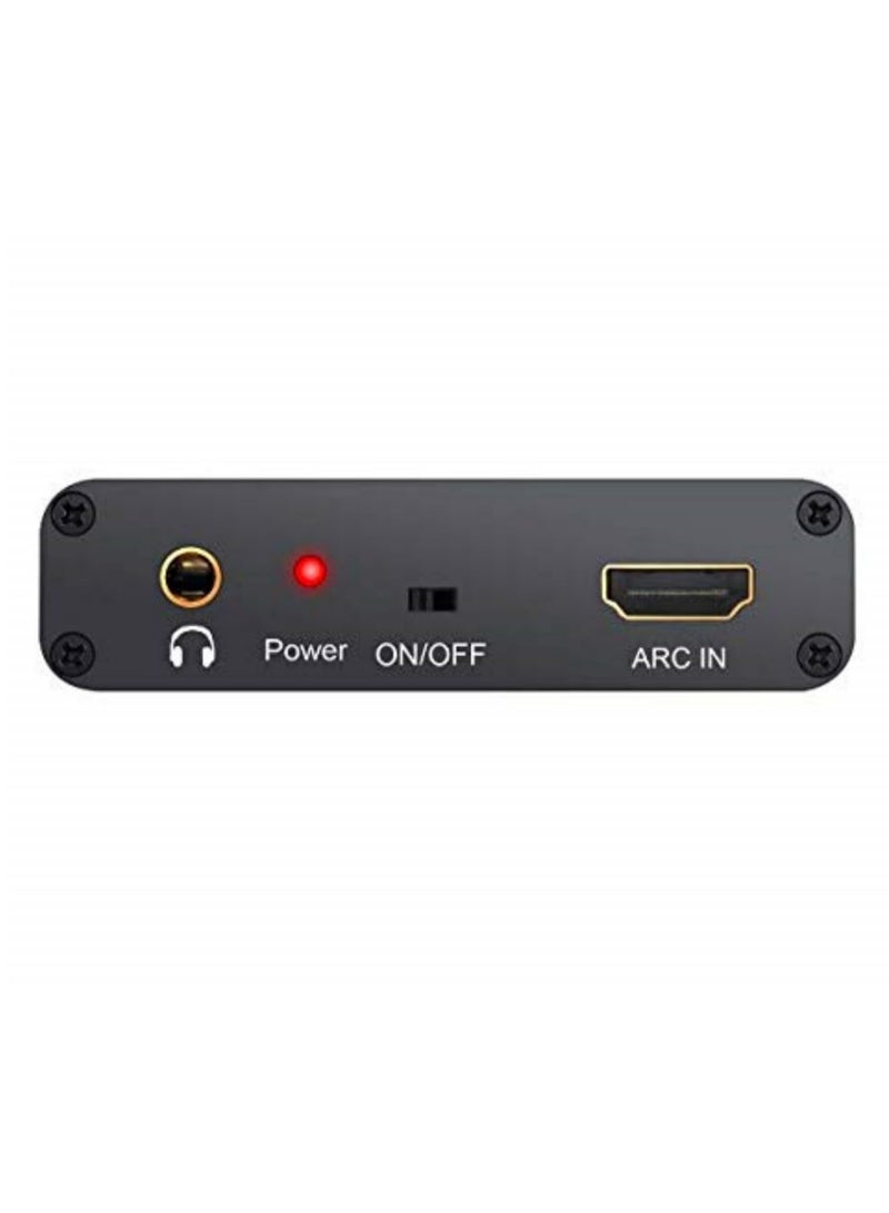 ARC Audio Adapter HDMI Audio Extractor SPDIF Optical Coaxial to Analog Audio Converter DAC with 3.5mm Jack and RCA L R Output for TV DVD Player Home Theater Sound System  - Image 5