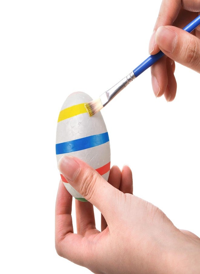 Eorbow 50 Pack 2.75 Inch Craft Foam Eggs, White Smooth Polystyrene Eggs for Christmas Halloween, Craft Making Eggs Foam Balls for Easter Holiday, Crafts Making Handmade DIY Painting School Projects - Image 4