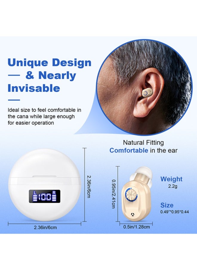 chiteng Hearing Aids, Wireless Rechargeable Hearing Amplifier to Aid and Assist Hearing, Premium Comfort Design and Nearly Invisible  - Image 3