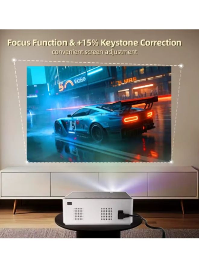 Smartberry HT20 4K High Definition Wifi Portable Projector Versatile Connectivity Dual Band Speed Compatible with Multiple Devices Simple and Convenient  - Image 4