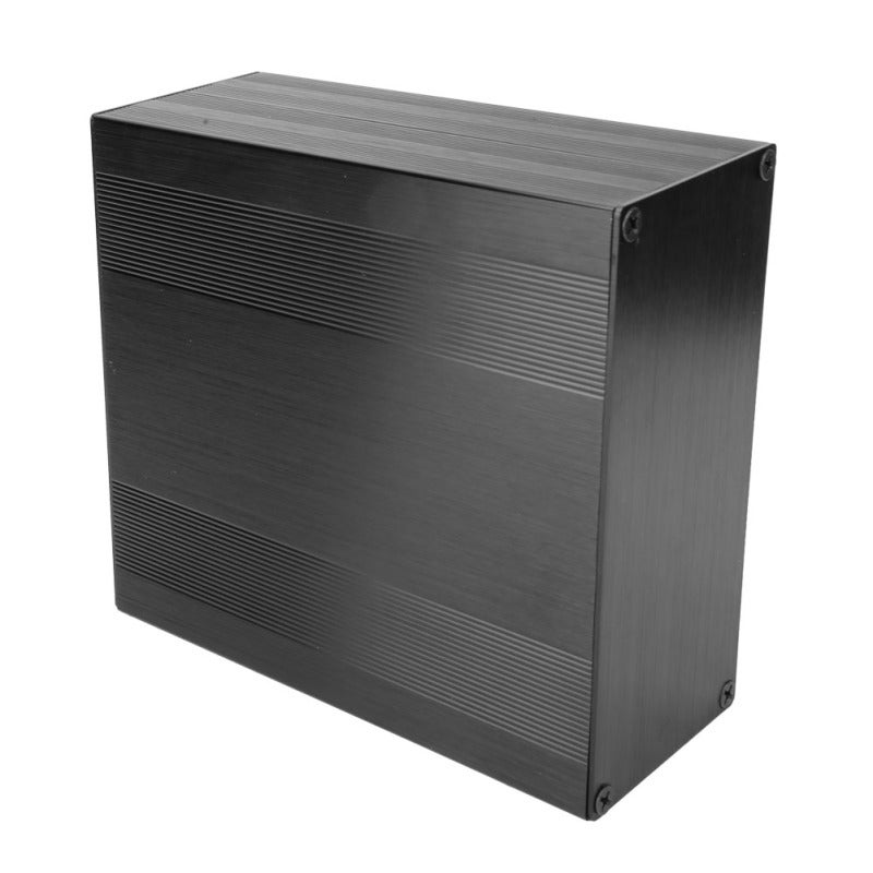 علبة ألومنيوم 68x145x150 مم بتصميم منفصل - تشطيب بأكسيد غير لامع مصقول بالرمل لمشروع مضخم الطاقة ومحلل نظام تحديد المواقع العالمي (GPS) وأجهزة الصوت عالية الدقة (HIFI) الإلكتروني الذي تصنعه بنفسك - Image 2