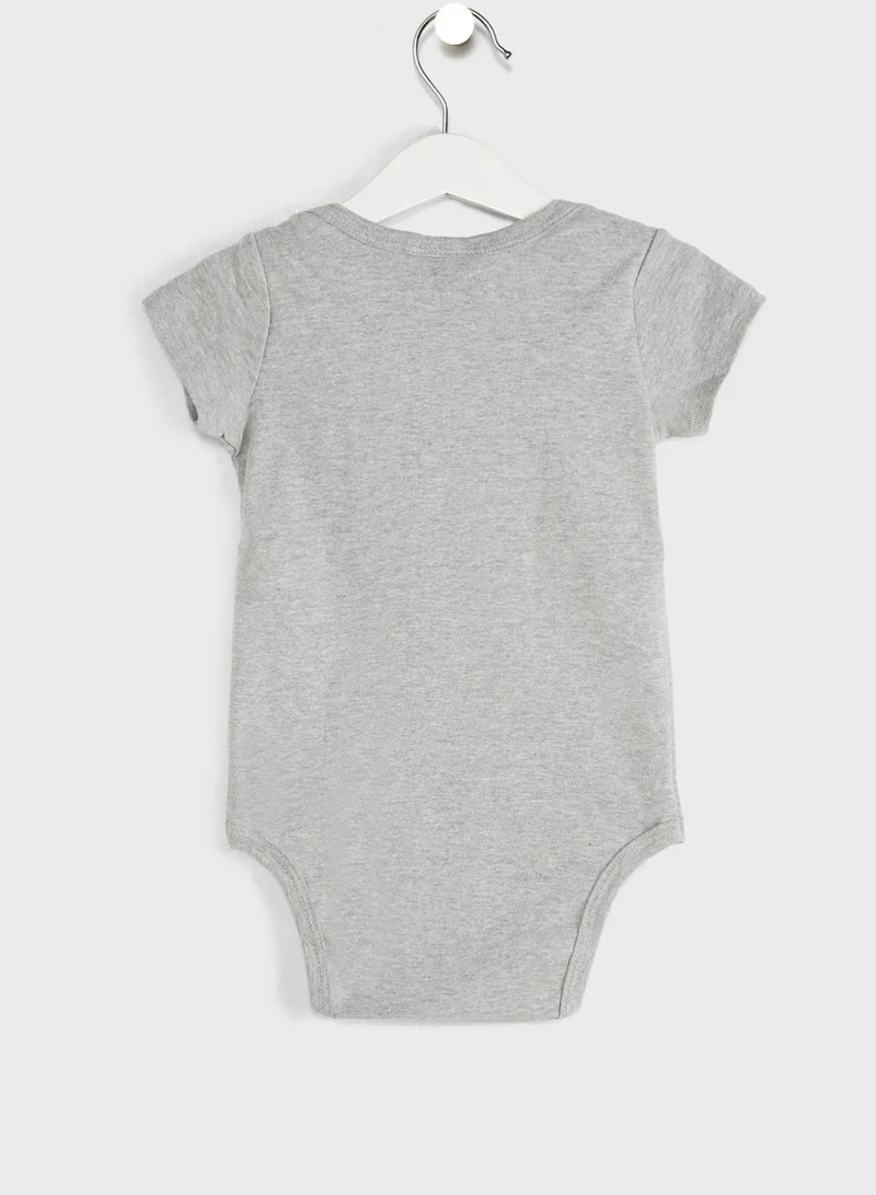 Quimby Infant Printed Half Bodysuit