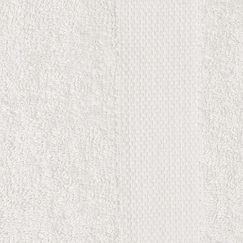 Simpli-Magic 79404 Bath Towels, White, 25x50 Inches Towels for Pool, Spa, and Gym Lightweight and Highly Absorbent Quick Drying Towels, 25 in x 50 in - Image 4