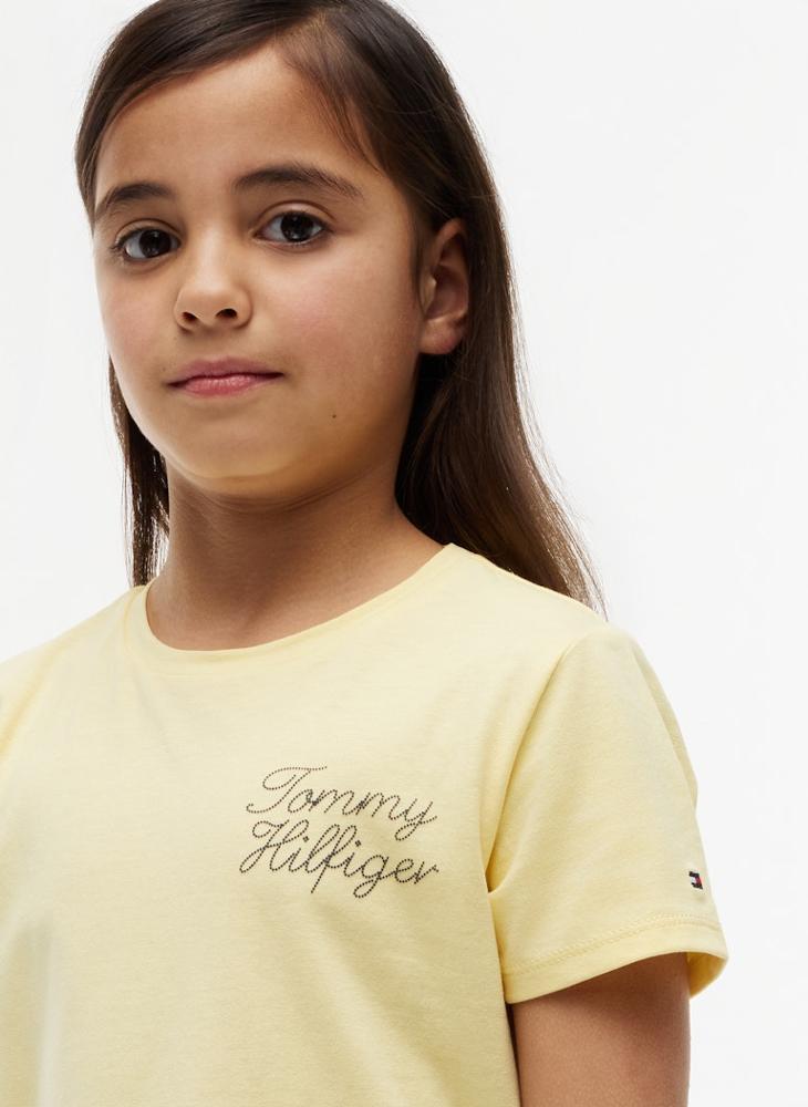 TOMMY HILFIGER Rope Logo Slim T-Shirt - Image 3
