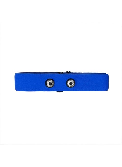 Heart Rate Monitor Chest Replacement Strap Compatible With Polar H10 H9 H7 Adjustable Soft Hr Belt Work For Polar Heart Rate Sensor (Blue)