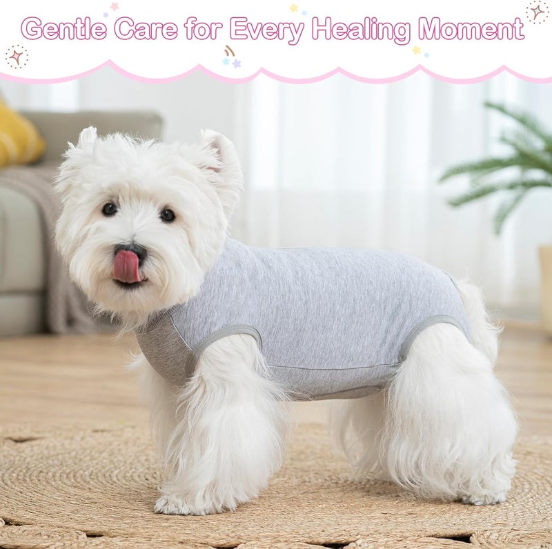 Coppthinktu Dog Surgery Suit Recovery Suit for Dogs After Surgery Female, Dog Onesie Suitical Neuter Puppy Spay Shirts, Post-Op Bodysuit Anti Licking Abdominal Wounds Cone Alternative - Image 2