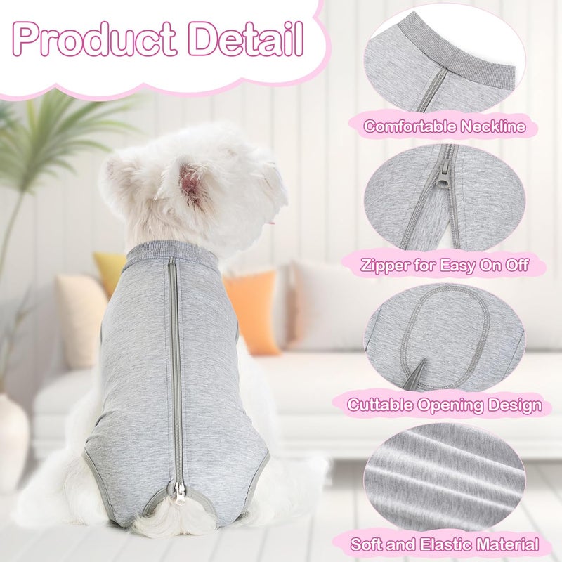 Coppthinktu Dog Surgery Suit Recovery Suit for Dogs After Surgery Female, Dog Onesie Suitical Neuter Puppy Spay Shirts, Post-Op Bodysuit Anti Licking Abdominal Wounds Cone Alternative - Image 3