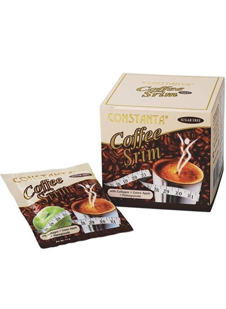 CONSTANTA Coffee Body Srim With Sugar Free 12 Sachets 15grams - Image 1
