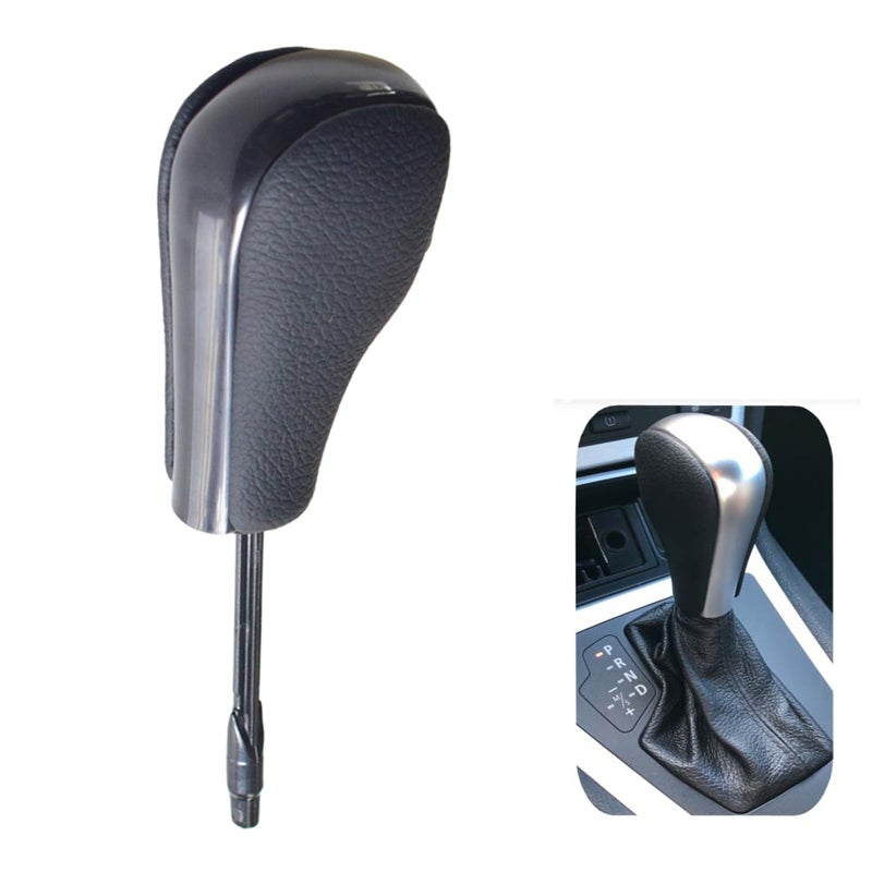 Fouedy Gear Stick Car Automatic Shift Knob Lever HansBall for BMW E39 E46 E53 E60 E61 E63 E64 E83 E81 E82 E87 E90 E91 E92 E93 BlackLong - Image 2