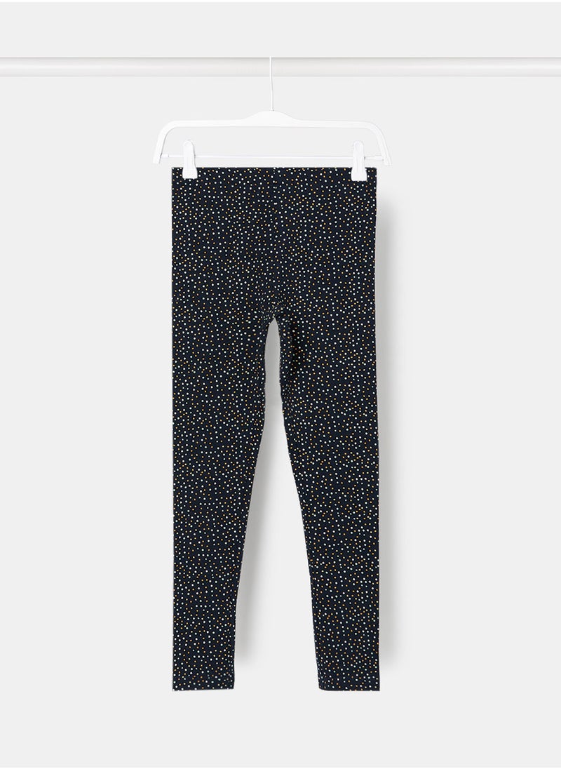 NAME IT - Girls Dotted Leggings - Image 1