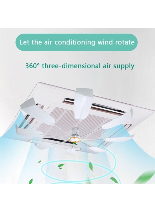 عاكس مكيف الهواء، عاكس فتحة مكيف الهواء المثبت على الحائط قابل للتعديل بطول 100 سم، عاكس فتحة مكيف الهواء المثبت على الحائط لغرفة المعيشة وغرفة النوم - Image 3