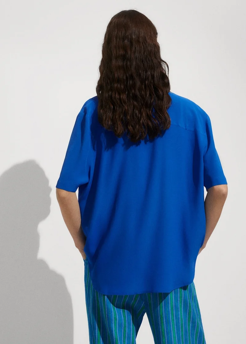 مانجو قميص بأكمام قصيرة