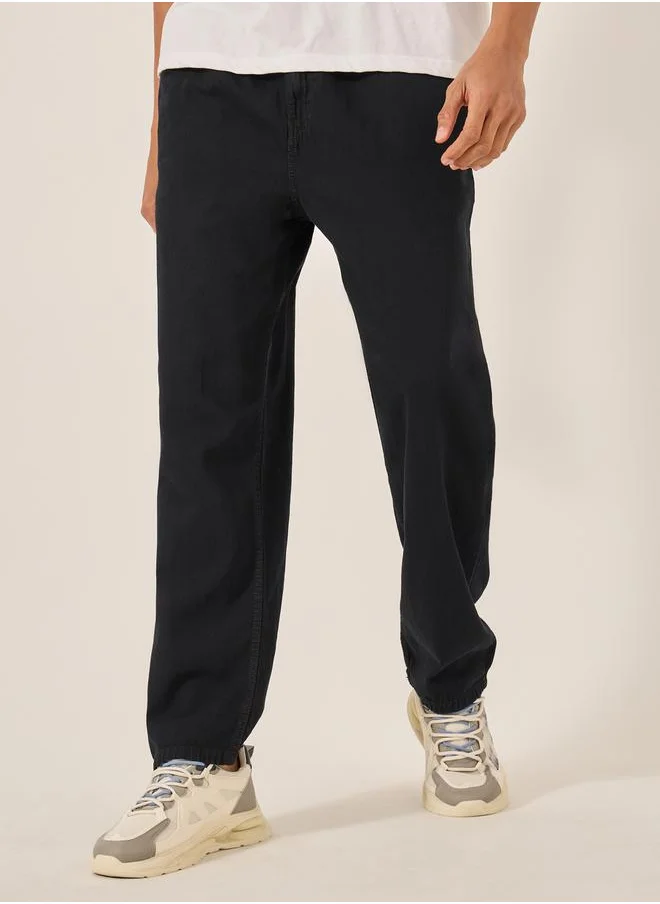 ستايلي Mid Rise Relaxed Fit Joggers Jeans